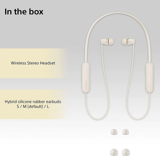 Sony WI-C100C Taupe Wireless In-Ear Headphones