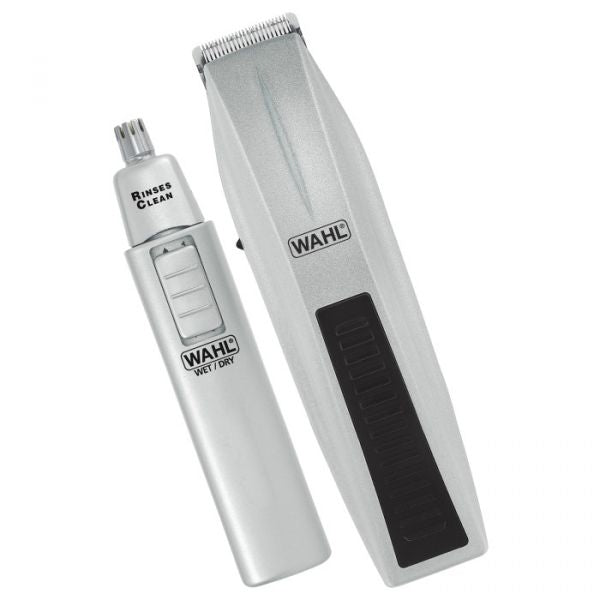 Wahl 5537-7417 Mustache & Beard Trimmer with Bonus Nose Trimmer