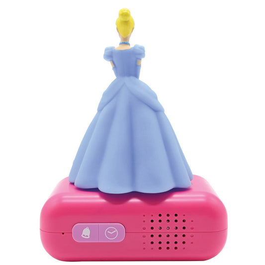 Lexibook 3D Disney Princess Childrens Clock with Night Light