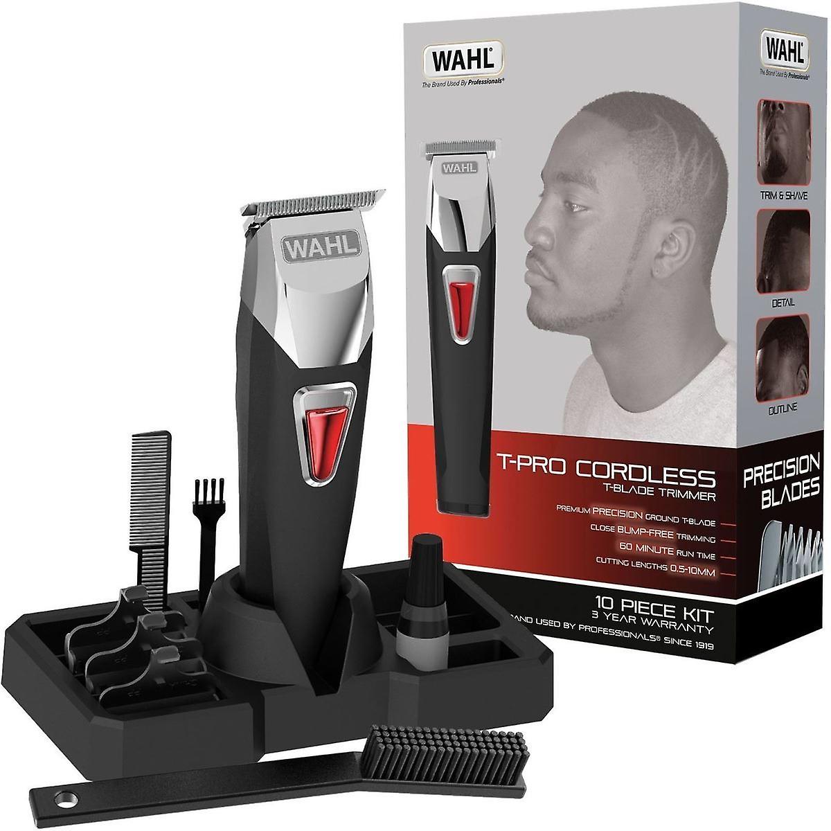 Wahl 9860-806 T-Pro Cordless Rechargeable Trimmer Kit