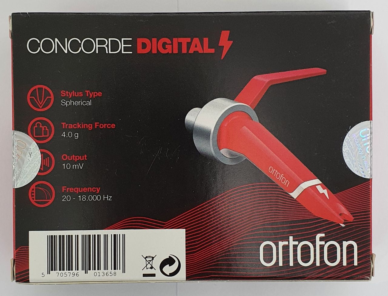 Ortofon Concorde Digital Single DJ Cartridge with Spherical Stylus
