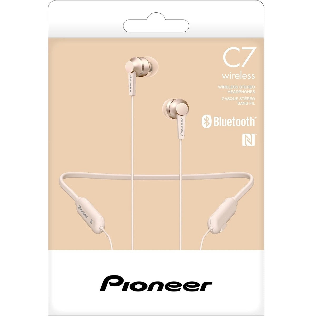 Pioneer SE-C7BTG Gold In-Ear Headphones