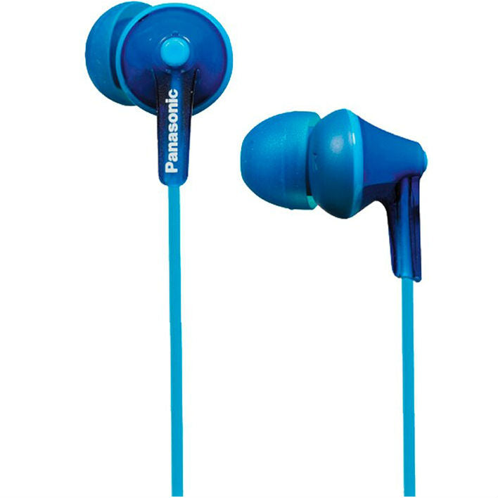 Panasonic RPHJE125EA Blue Noise Isolating In Ear Headphones