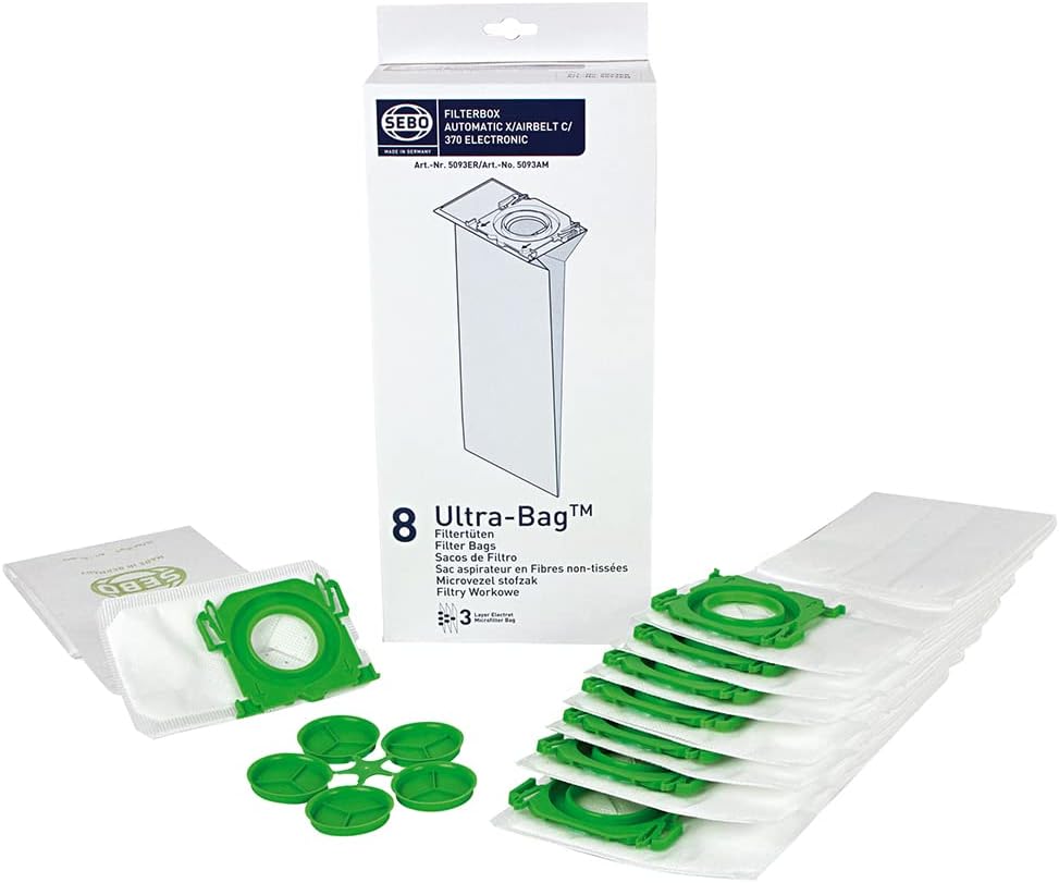 SEBO 8 5093Er Ultra Bags Compatible With X7