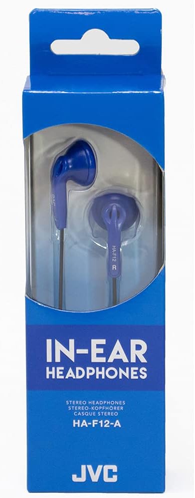 JVC HA-F12 Blue In-Ear Headphones