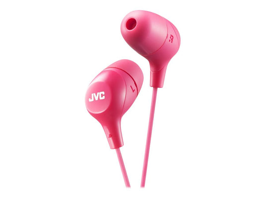 JVC HAFX38MP Pink Marshmallow Headphones