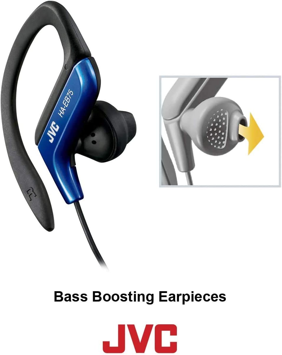 JVC HA-EB75 Blue In-Ear Headphones