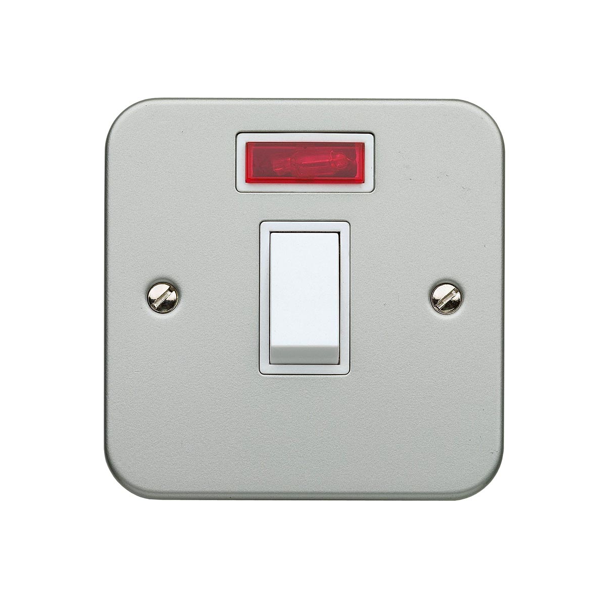 Superswitch SW85 Metal Clad 20A DP Switch with Neon Pack of 10