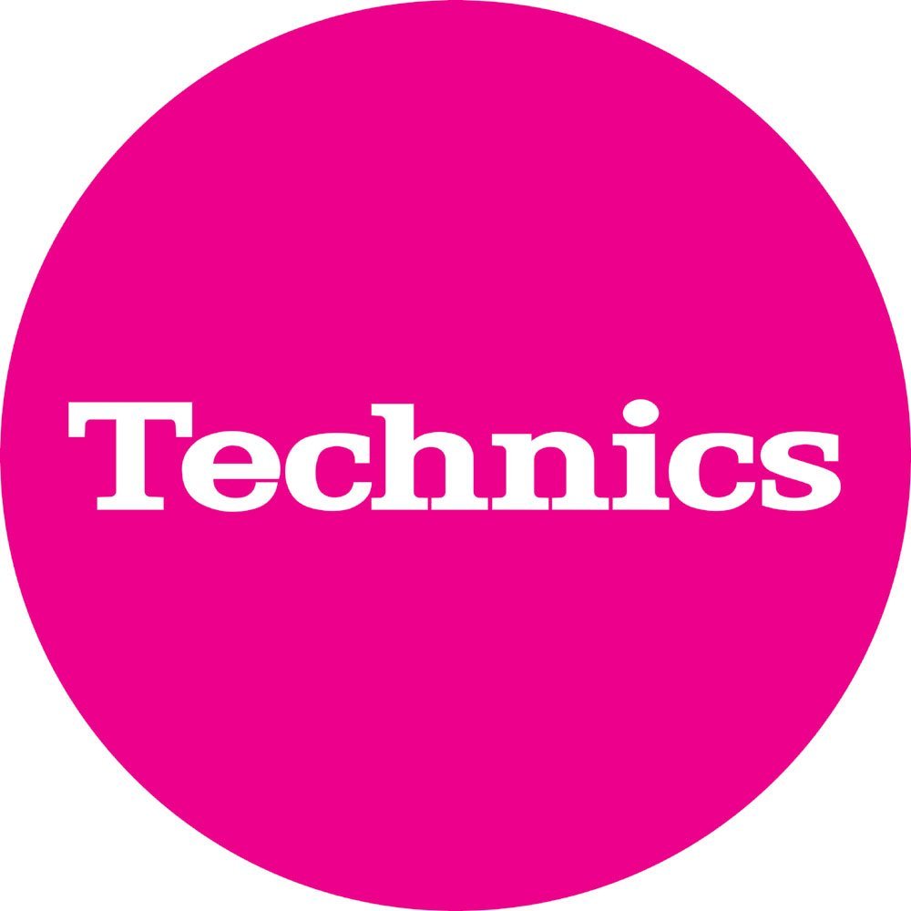 Technics Slipmat 60654 Simple T5:White on Pink
