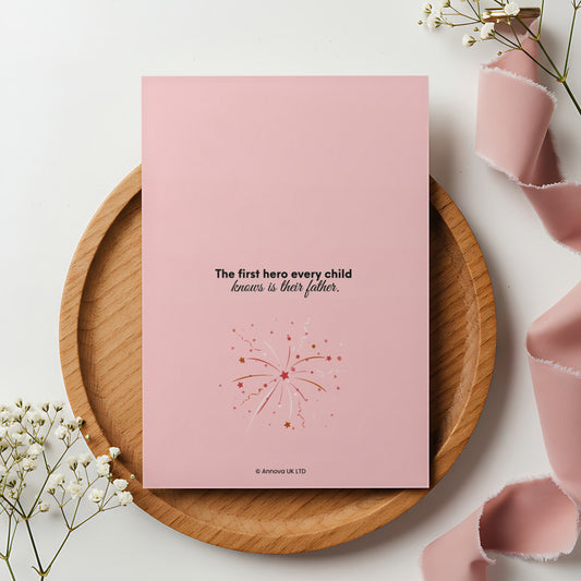 Happy Birthday Dad Digital Card | Dad & Daughter Canva Template