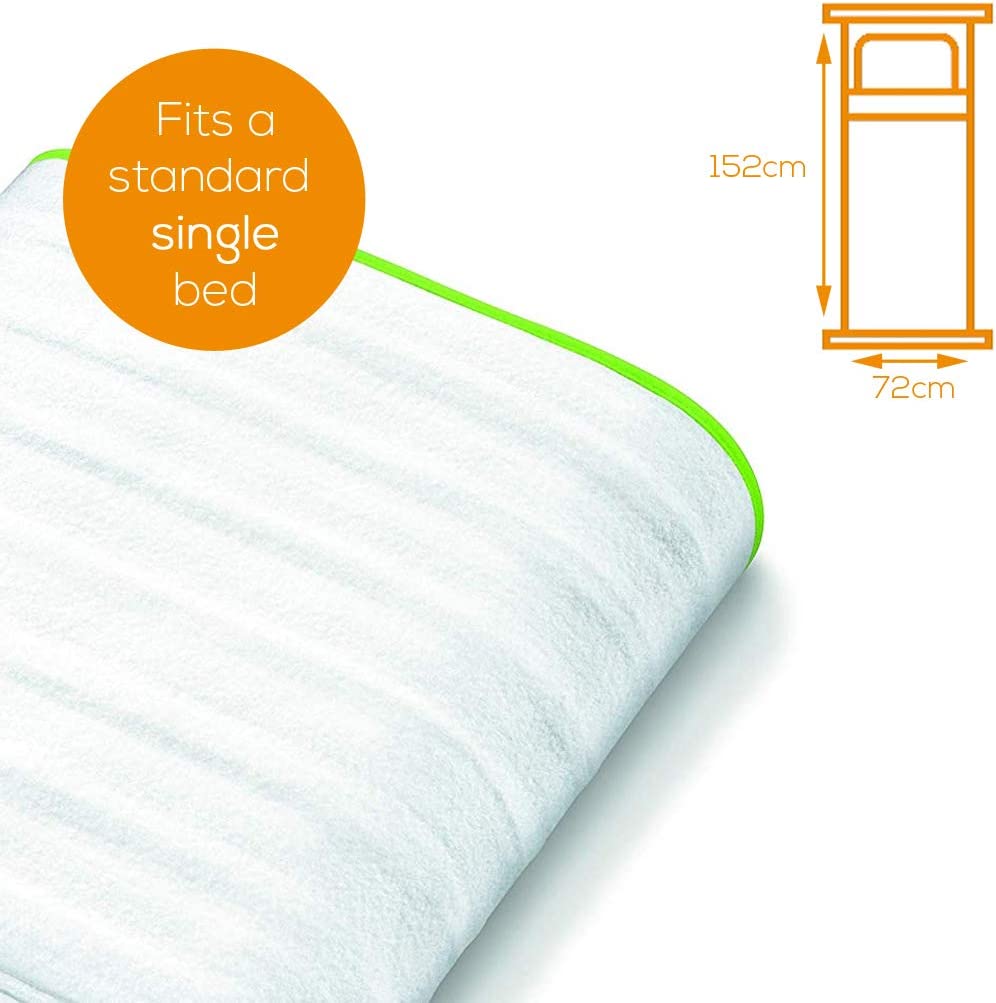 Beurer Heated TS15S Tie Down Heated Electric Under Blanket
