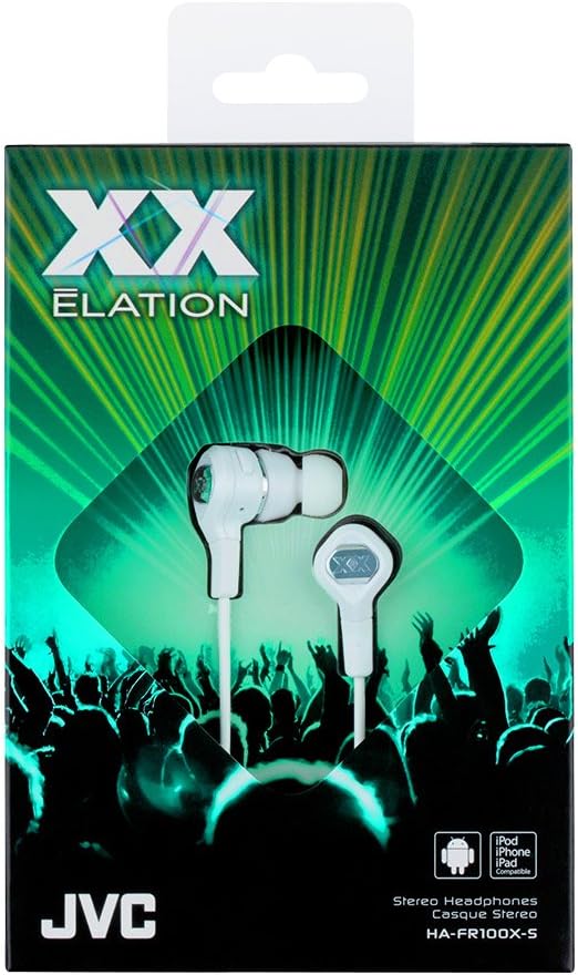 JVC HA-FR100X-SE Silver In-Ear Headphones