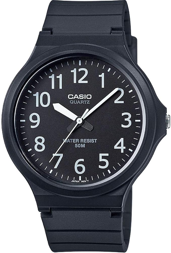 Casio MW-240-1BVEF Mens Analogue Watch Strap - Black
