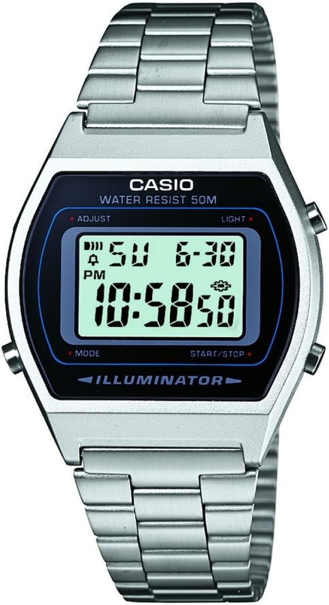 Casio B640WD-1AVEF Classic Digital Watch - Silver