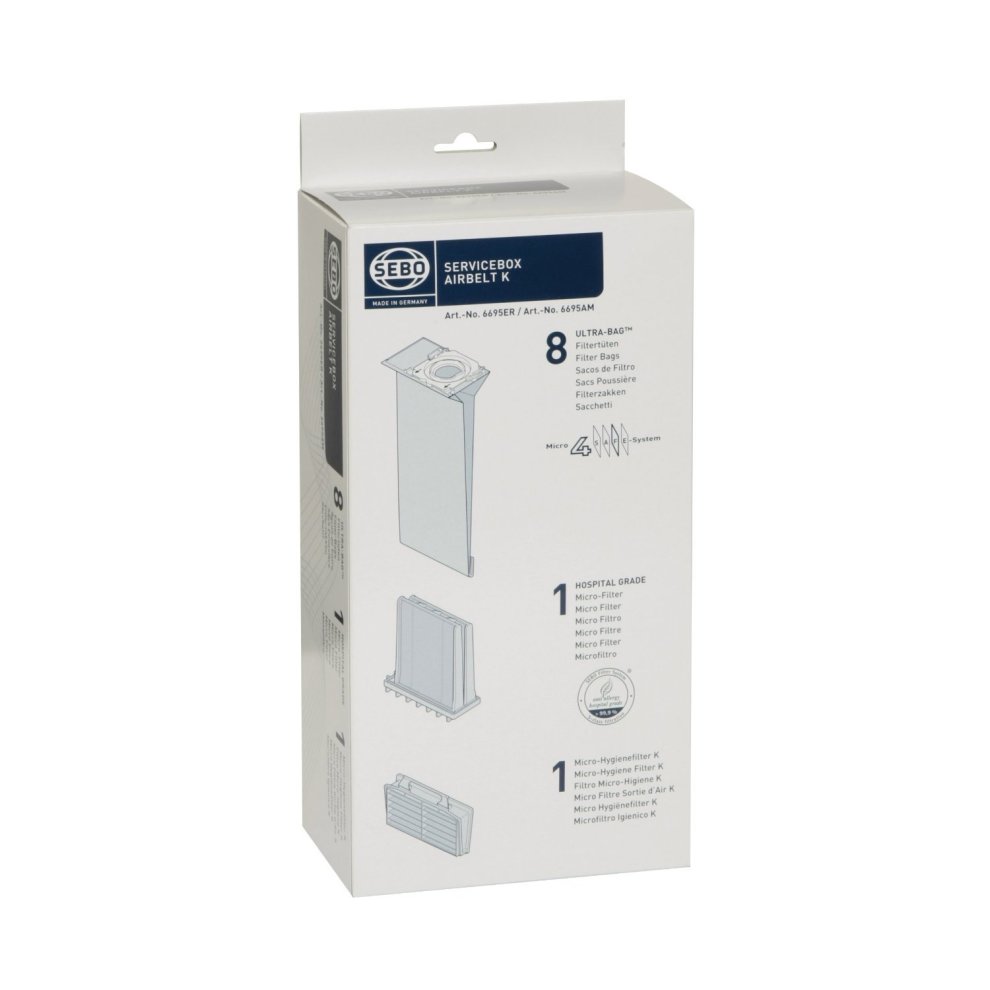 SEBO 6695Er S Class Filtration Service Box For The K1