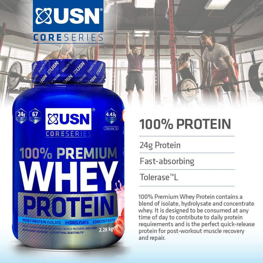 USN 100% Whey Protein Shake Chocolate 2.28kg