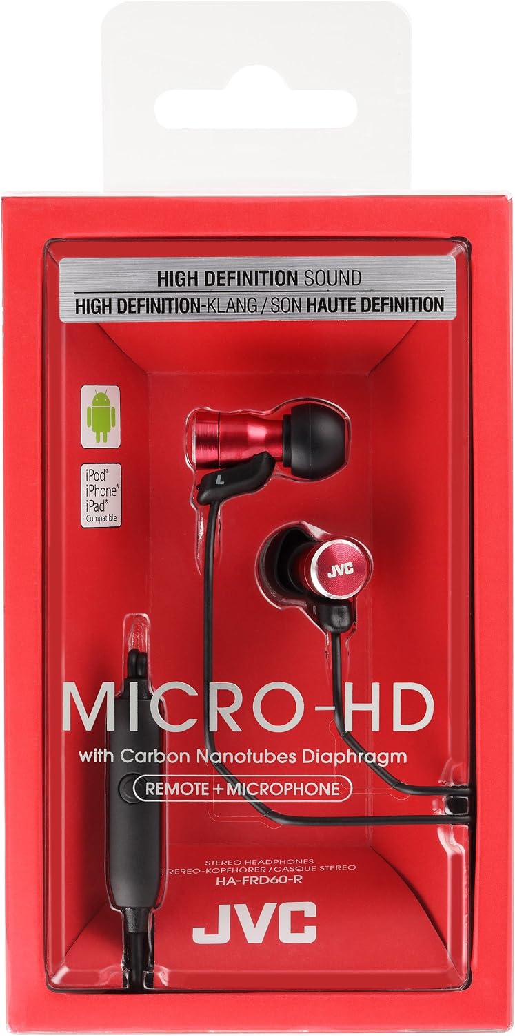 JVC HA-FRD60 Red In-Ear Headphones