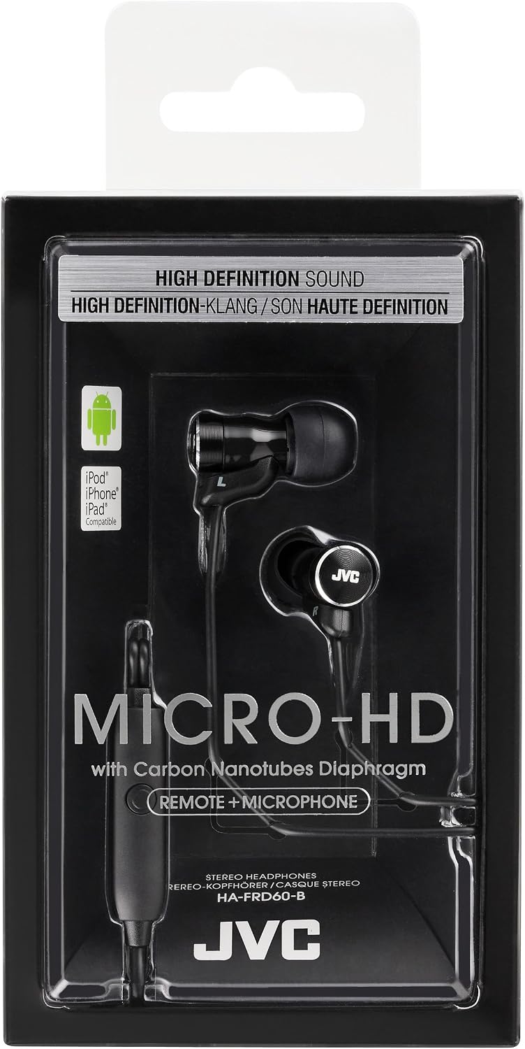 JVC HA-FRD60 Black In-Ear Headphones