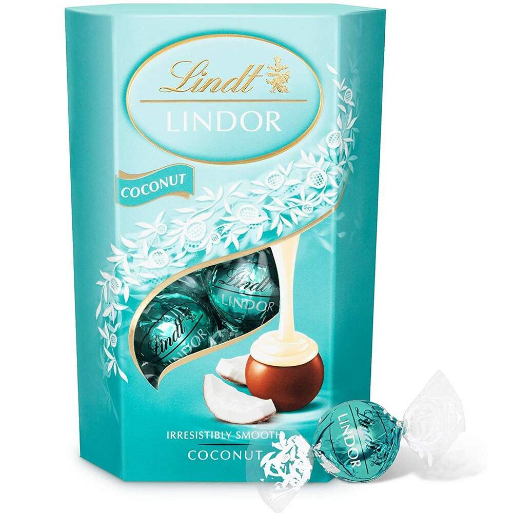 Lindt Lindor Coconut Chocolate Truffles 200g product pack