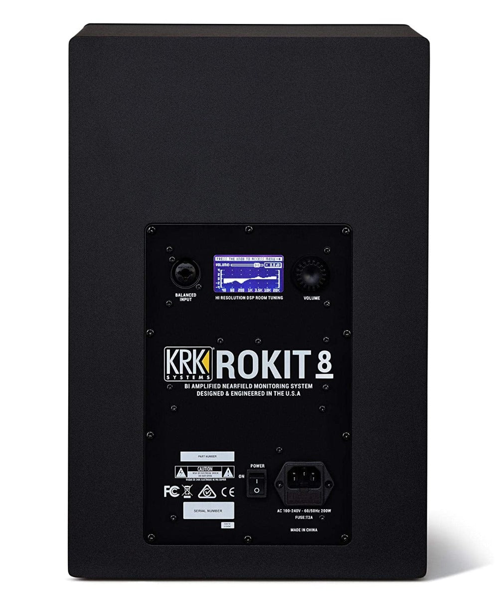 KRK Rokit RP8 Generation 4 Powered Monitor Speaker | Black