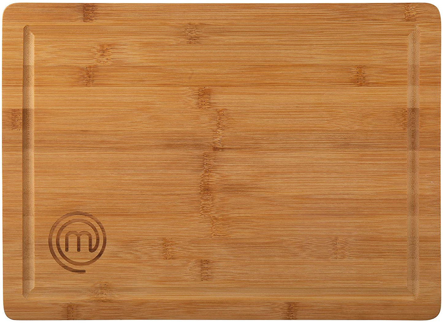 Masterchef 525522 Bamboo Chopping Board, for Prepping, Slicing, Dicing and Serving, Dimensions: 38.5x27.5cm