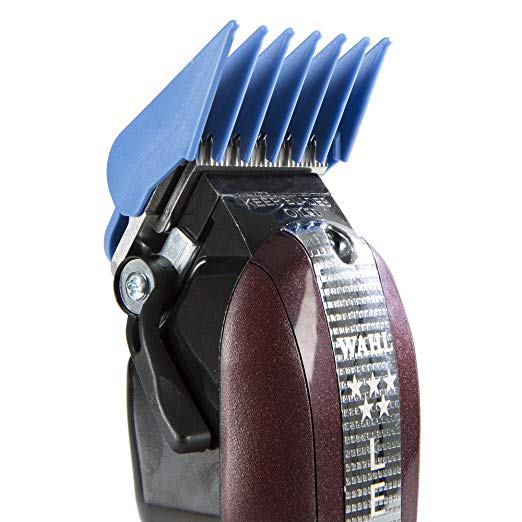 Wahl 3170-800 Number 1-8 Colored Plastic Clipper Attachments Comb Set