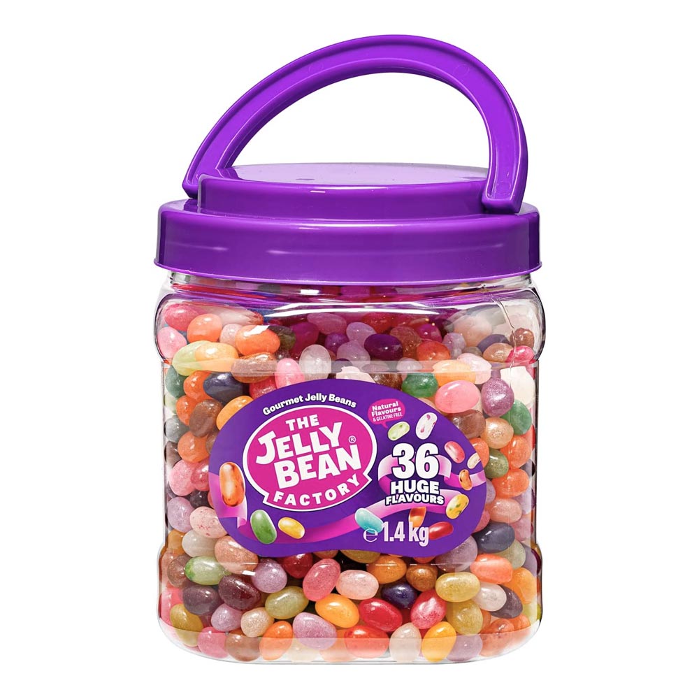 The Jelly Bean Factory 28 Flavours Jar 1.4kg product pack