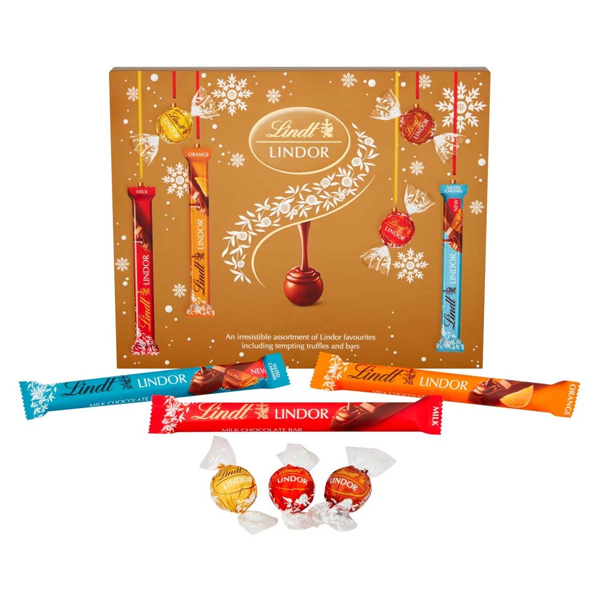 Lindt Lindor Assorted Selection Box 227G product pack