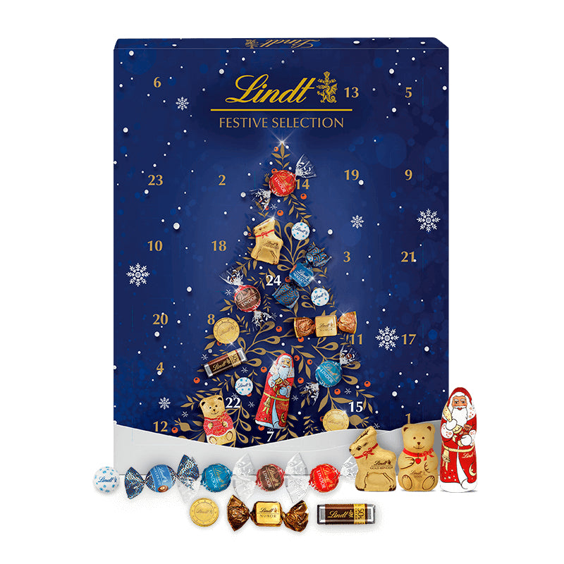 Lindt Festive Selection Advent Calendar 289g product pack