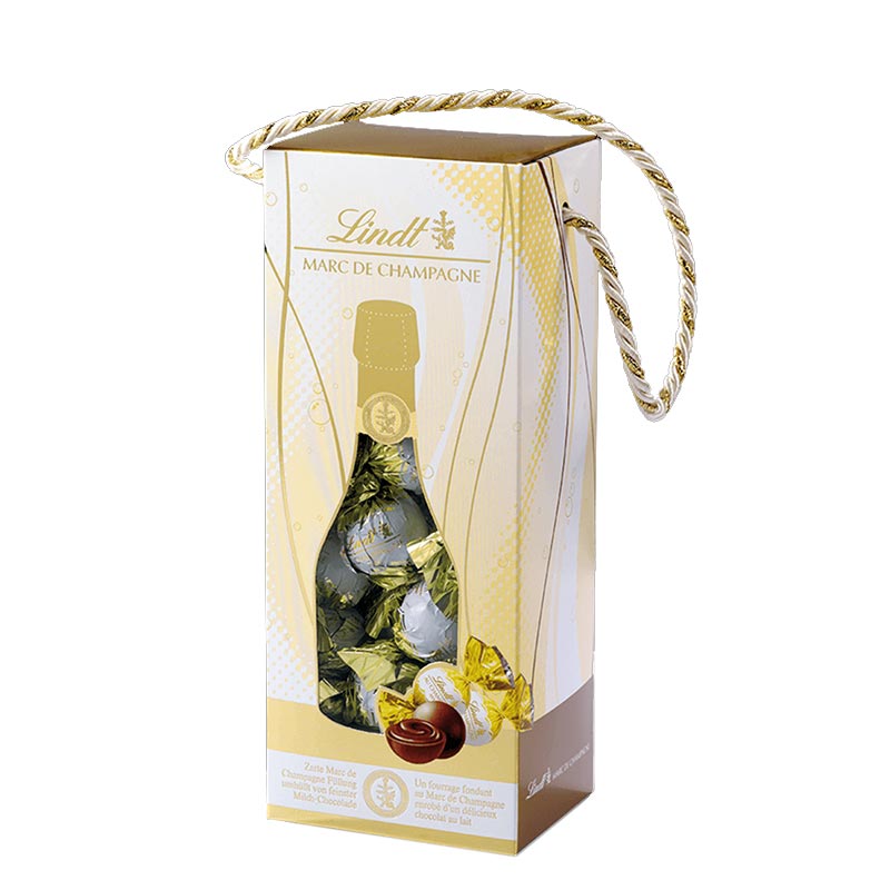 Lindt Lindor Marc de Champagne Gift Box 350g product pack