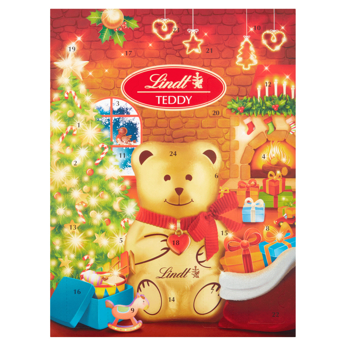 Lindt Gold Teddy Advent Calendar 172g product pack
