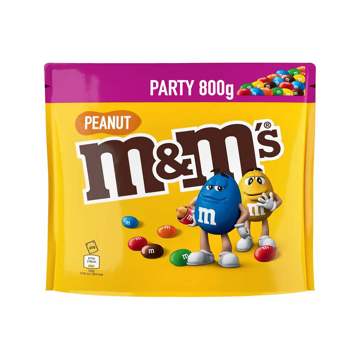 M&M's Peanut Party Pack 800g product pack