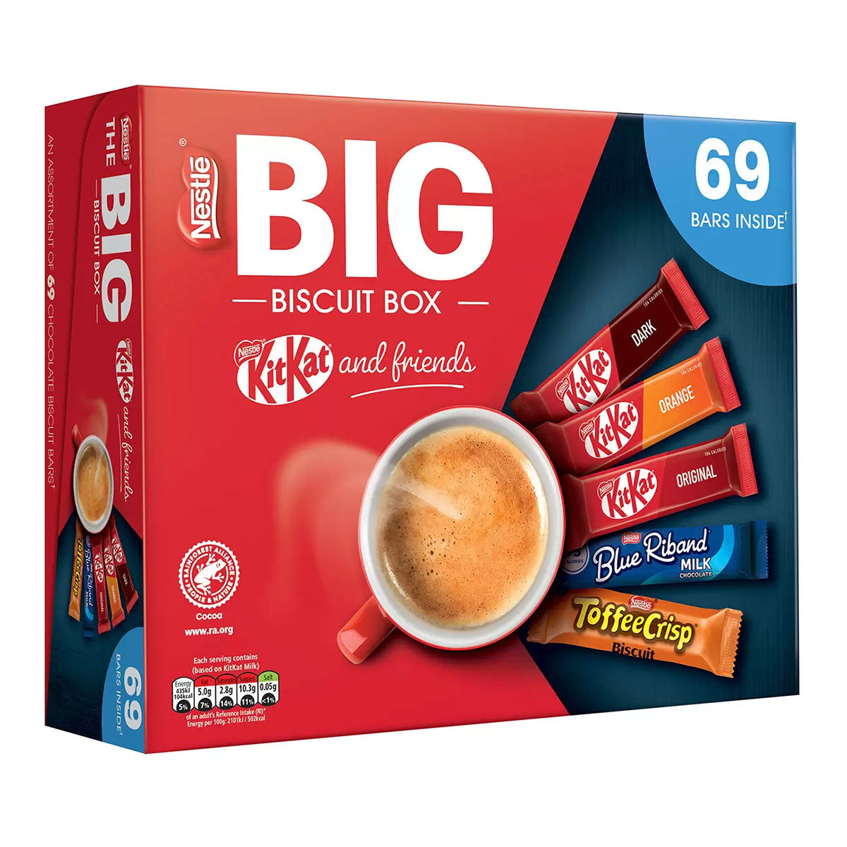 Nestle Big Biscuit Box 69 Bars 1.357kg product pack