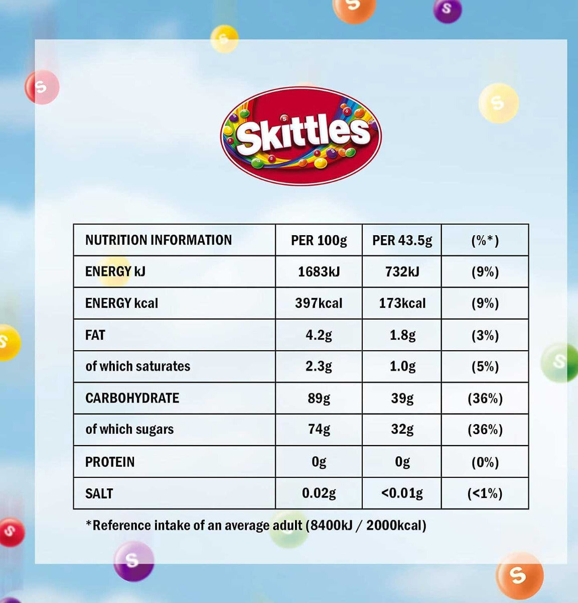 Fruit Skittles Party Pack 1000g