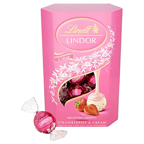 Lindt Lindor Strawberries&Cream PK1 200g