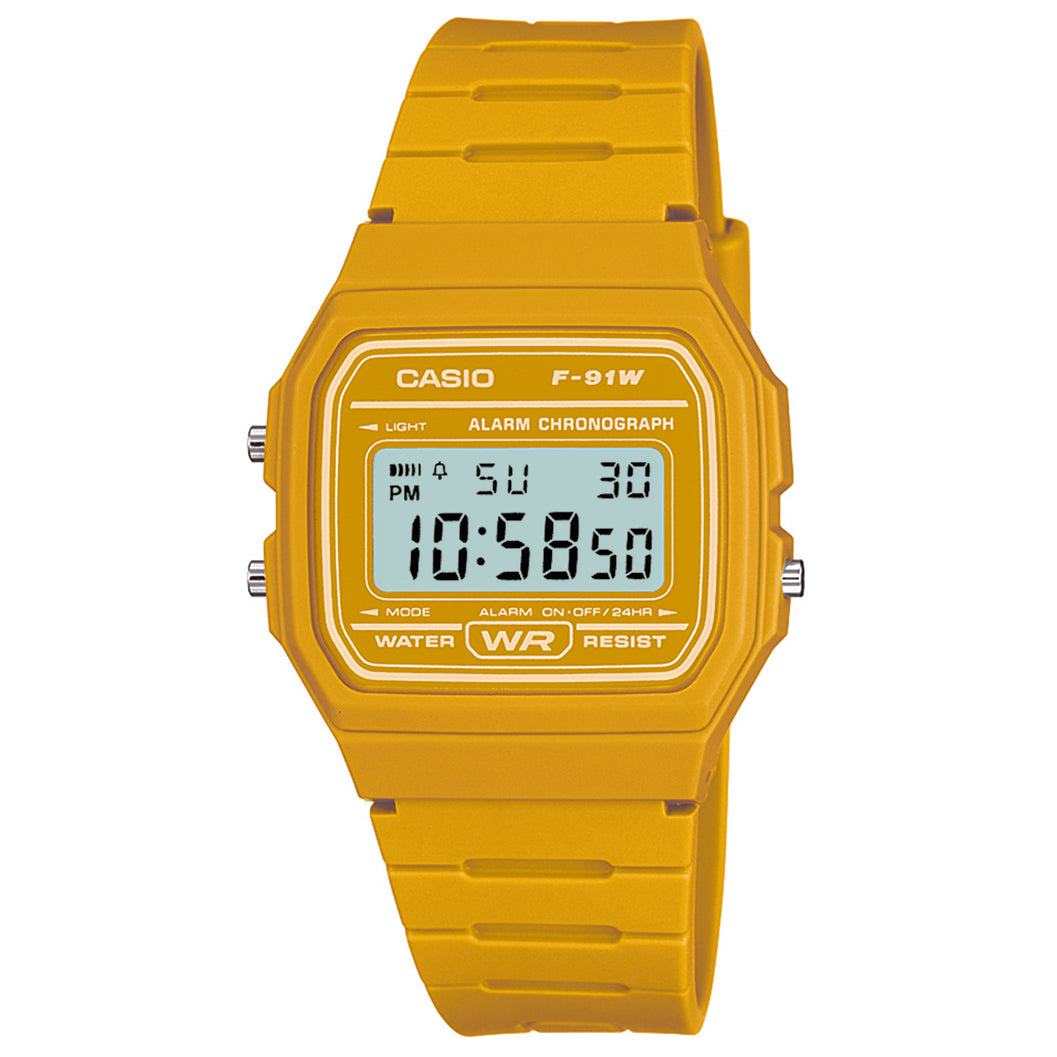Casio Classic Digital Watch - Mustard Yellow