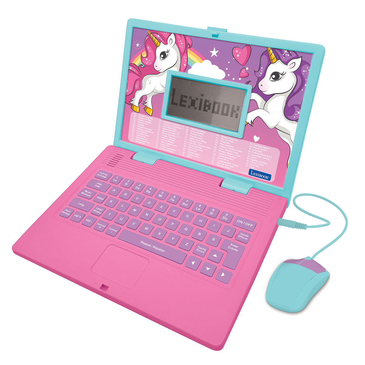 Lexibook Unicorn Bilingual Educational Laptop