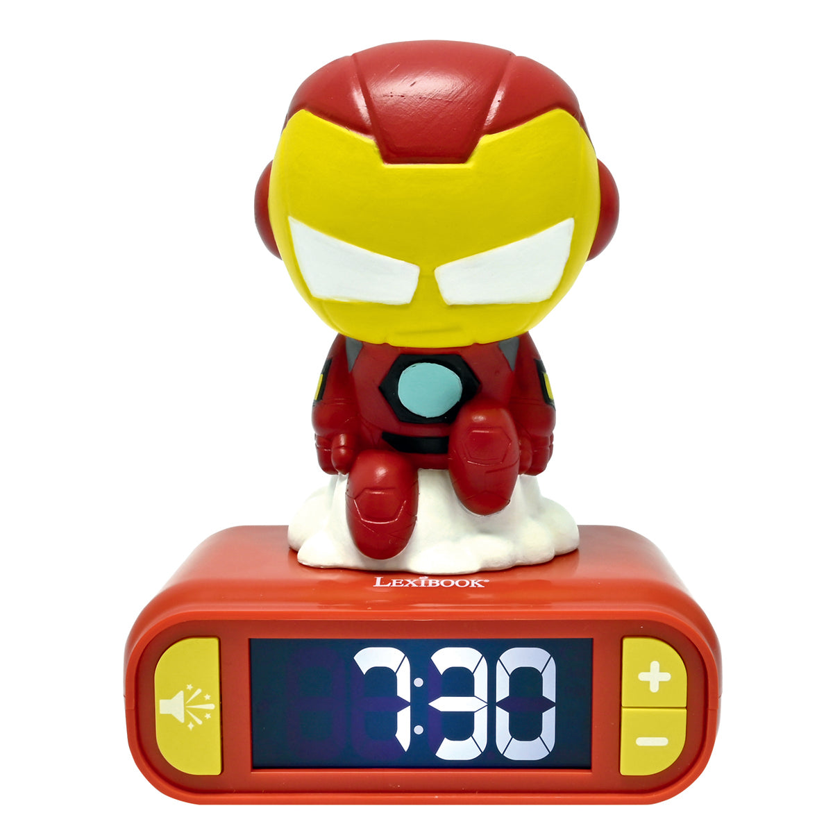 Lexibook 3D Iron Man Night Light Alarm Clock