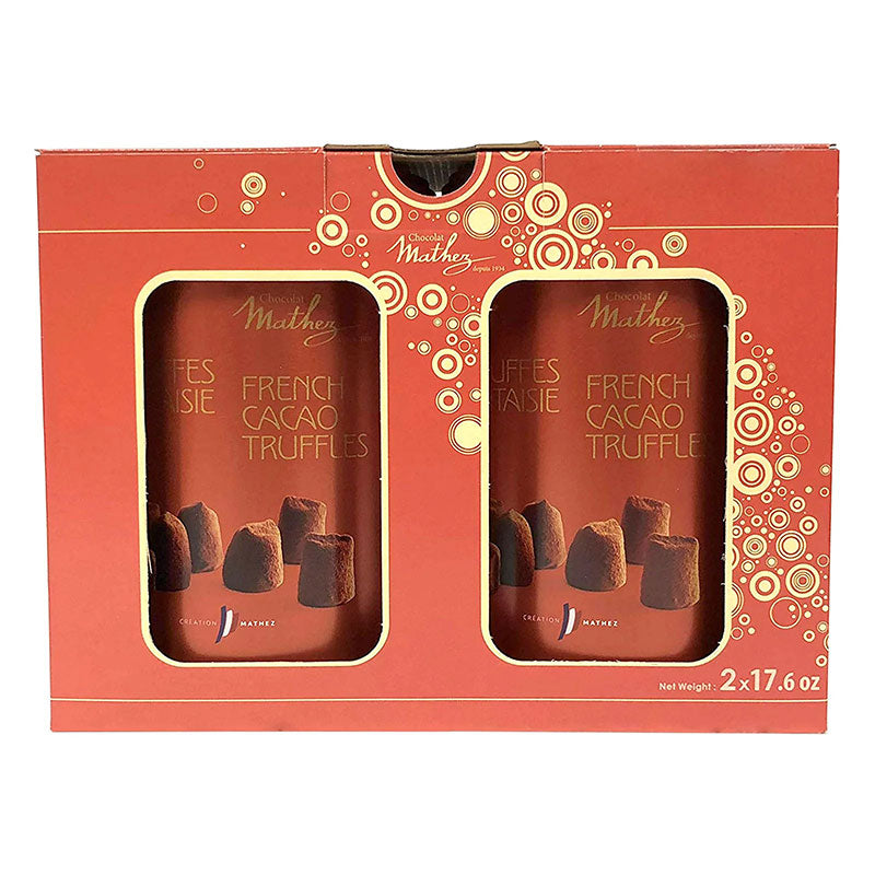 Chocolat Mathez Fantasy Truffles 2 x 500 G product pack