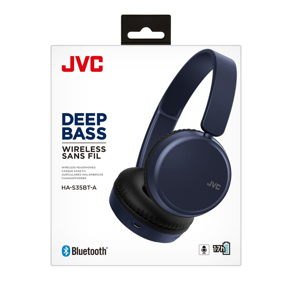 JVC HA-S35BT-A-U Wireless Bluetooth Headphones