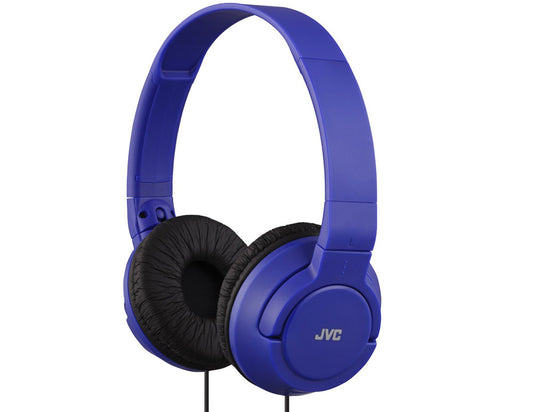 JVC HAS180 Lightweight Powerful Bass Headphones - Blue