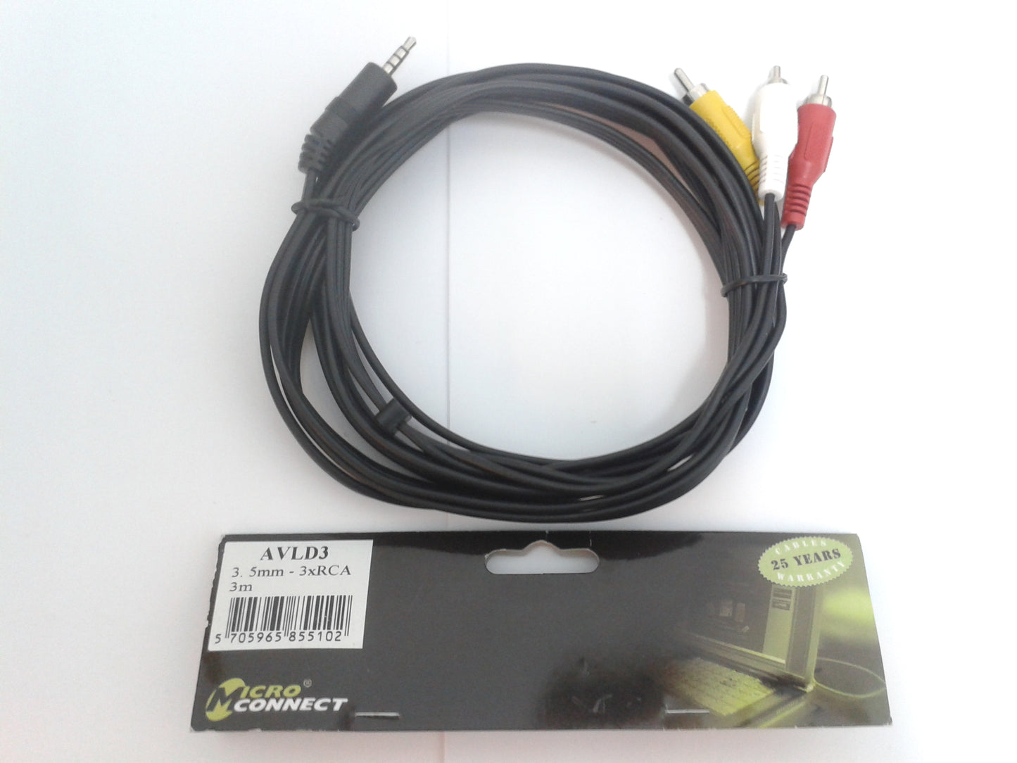 AVLD3 3.5mm - 3XRCA 3m