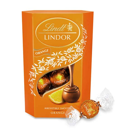 Lindt Lindor Milk Orange Truffles 200g