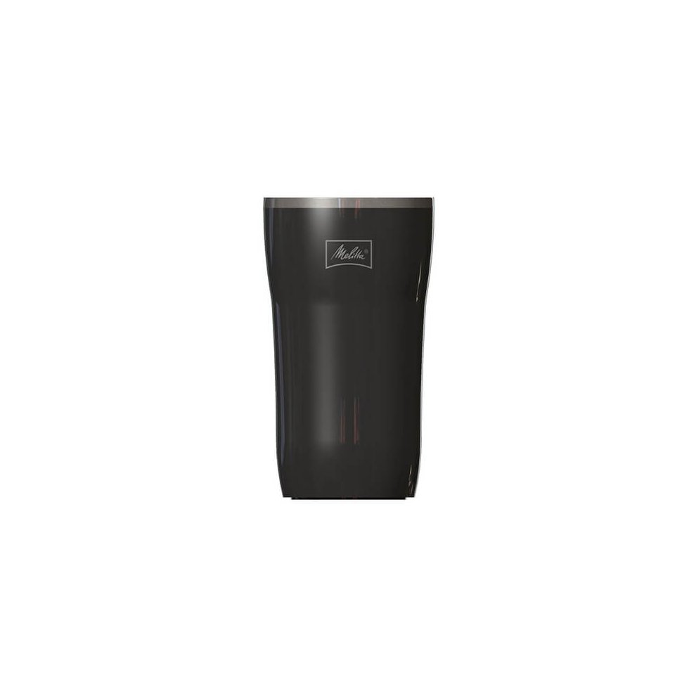 Melitta 6650841 Thermal Mug, Closure by Pressure, 100% Airtight Seal, 250 ml, Black