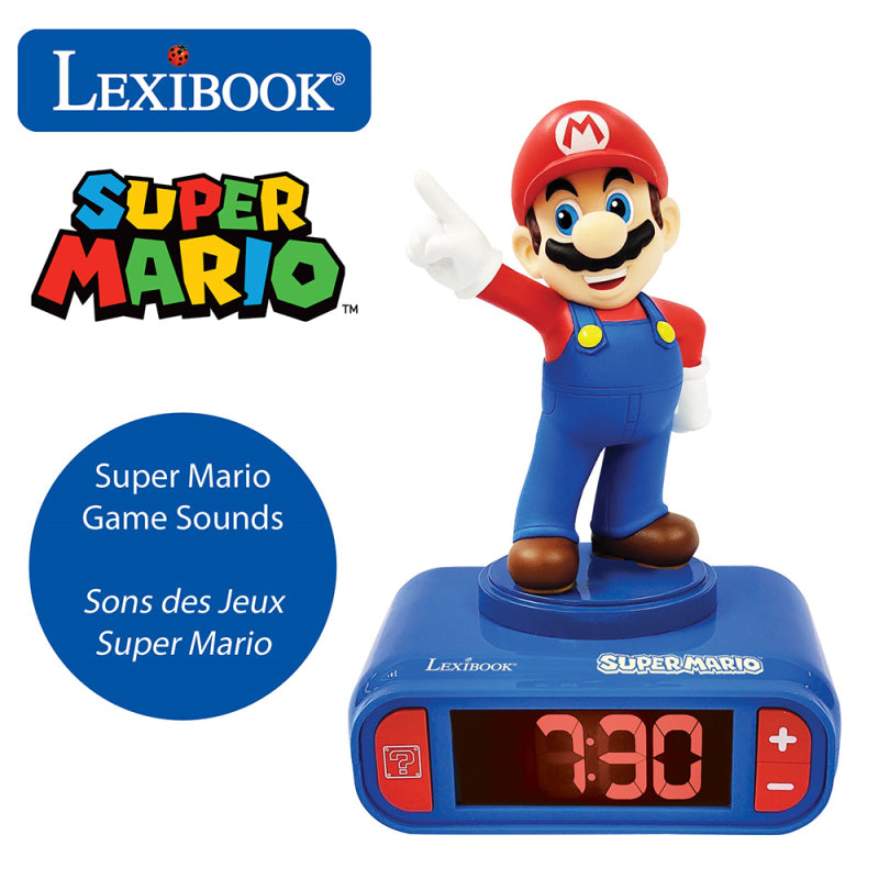 Lexibook RL977NI Super Mario Children's Projector Clock with Timer model RL977NI