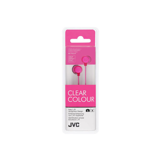 JVC HAFX23-P-E PINK Clear IN-Ear Headphone