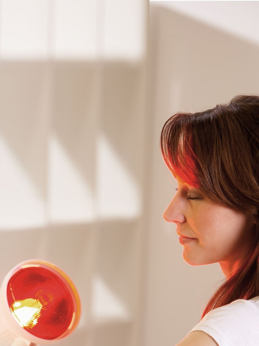 Sanitas IL11 Basic Infrared Lamp for Soothing Colds and Muscle Therapy (614.21)