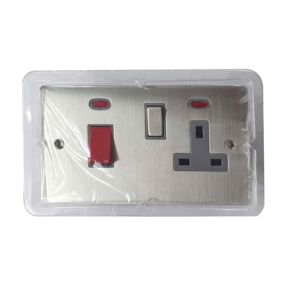 Superswitch SW210BSSC 45A Cooker ControlUnit/13A Sockets PK5