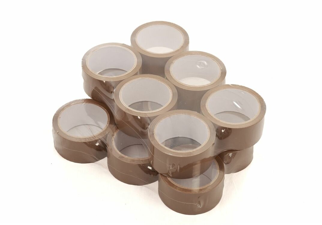 Brown Tape Acrylic PK6 (48mm x 66m)