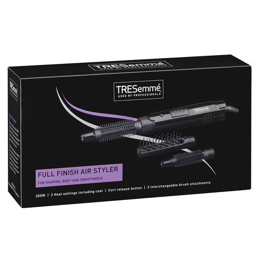 TRESemme 5265TU Full Finish Hot Air Styler with 3 Brushes, Black